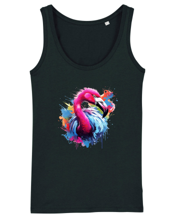 Flamingo splash Black