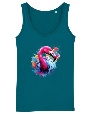 Flamingo splash Ocean Depth