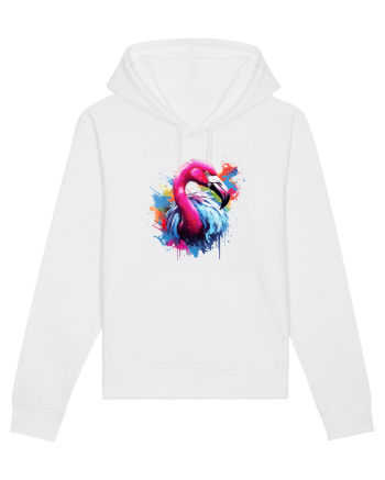 Flamingo splash White