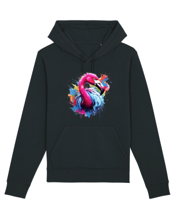 Flamingo splash Black