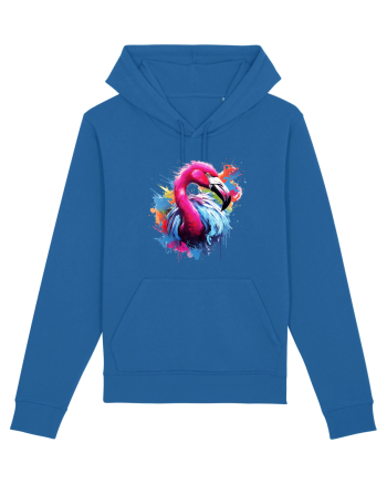 Flamingo splash Royal Blue