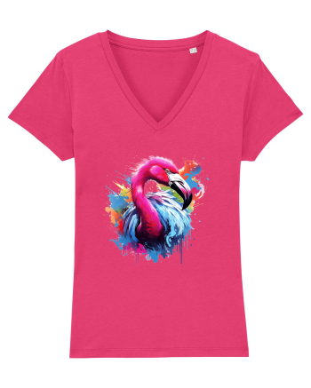 Flamingo splash Raspberry