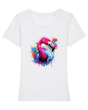 Flamingo splash White