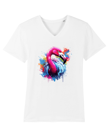 Flamingo splash White