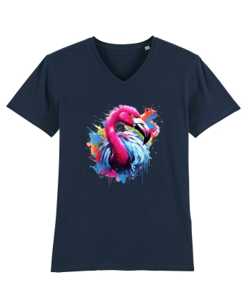 Flamingo splash French Navy