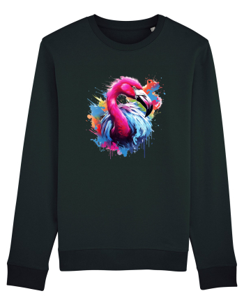 Flamingo splash Black