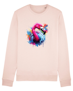 Flamingo splash Bluză mânecă lungă Unisex Rise