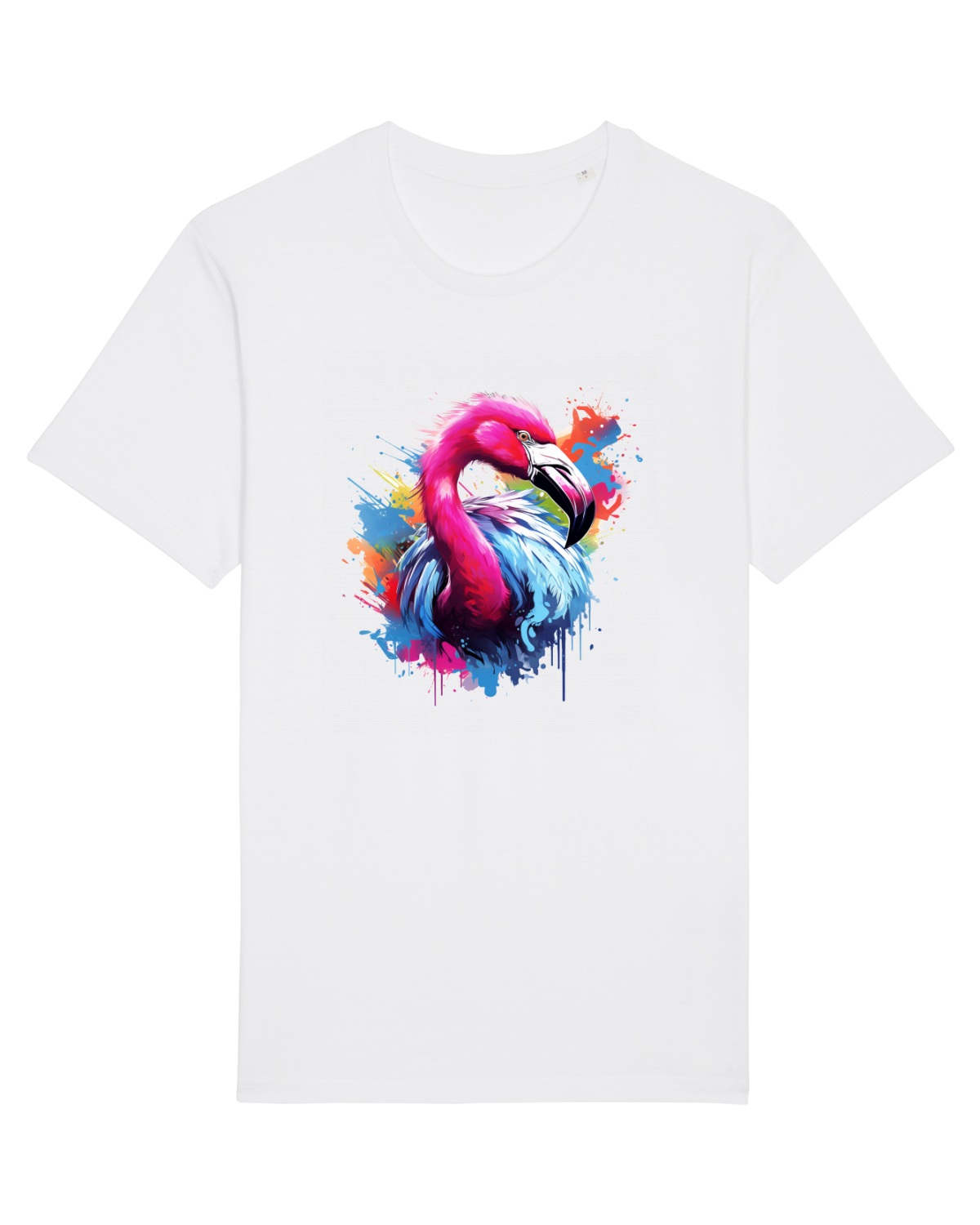 Tricou mânecă scurtă Unisex Rocker White