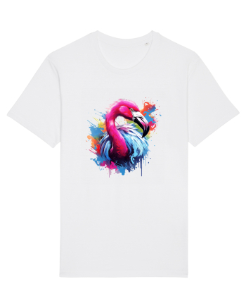 Flamingo splash White