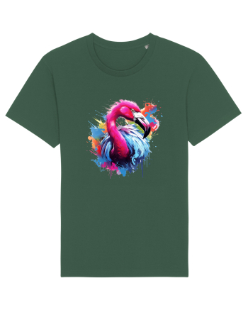 Flamingo splash Bottle Green