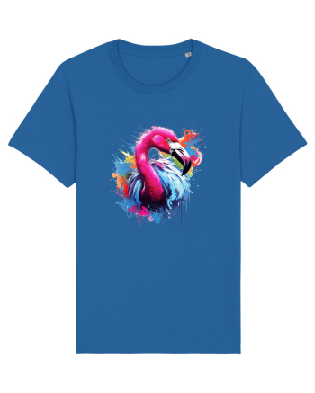Flamingo splash Royal Blue