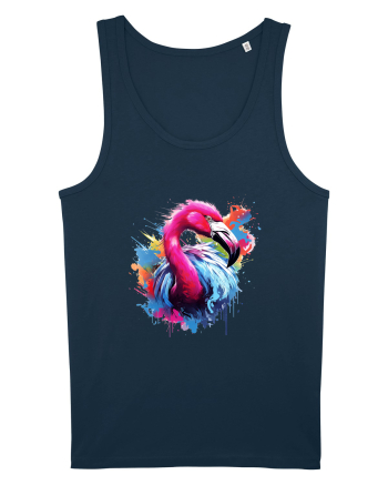 Flamingo splash Navy