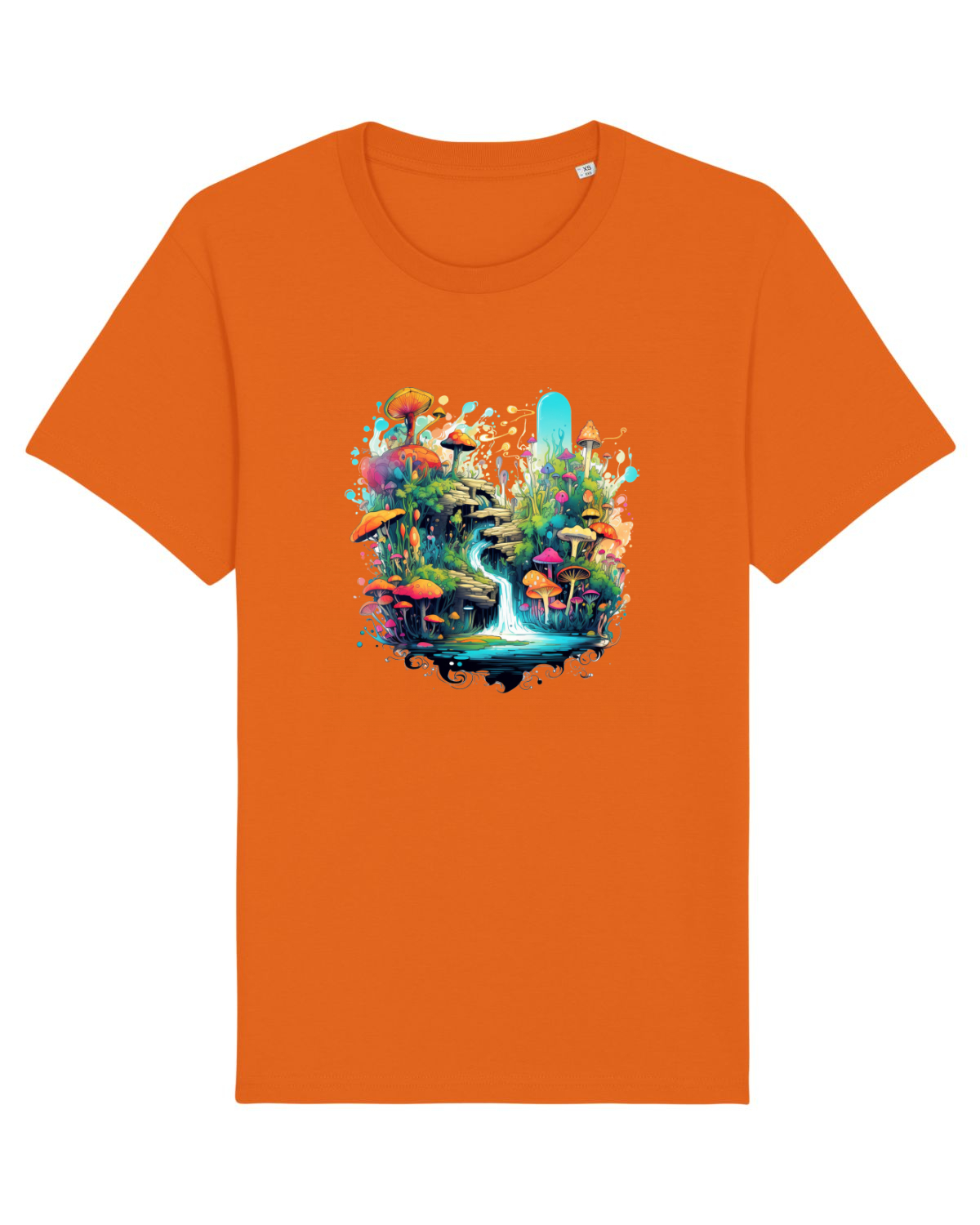 Tricou mânecă scurtă Unisex Rocker Bright Orange