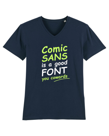 Comic Sans is good French Navy