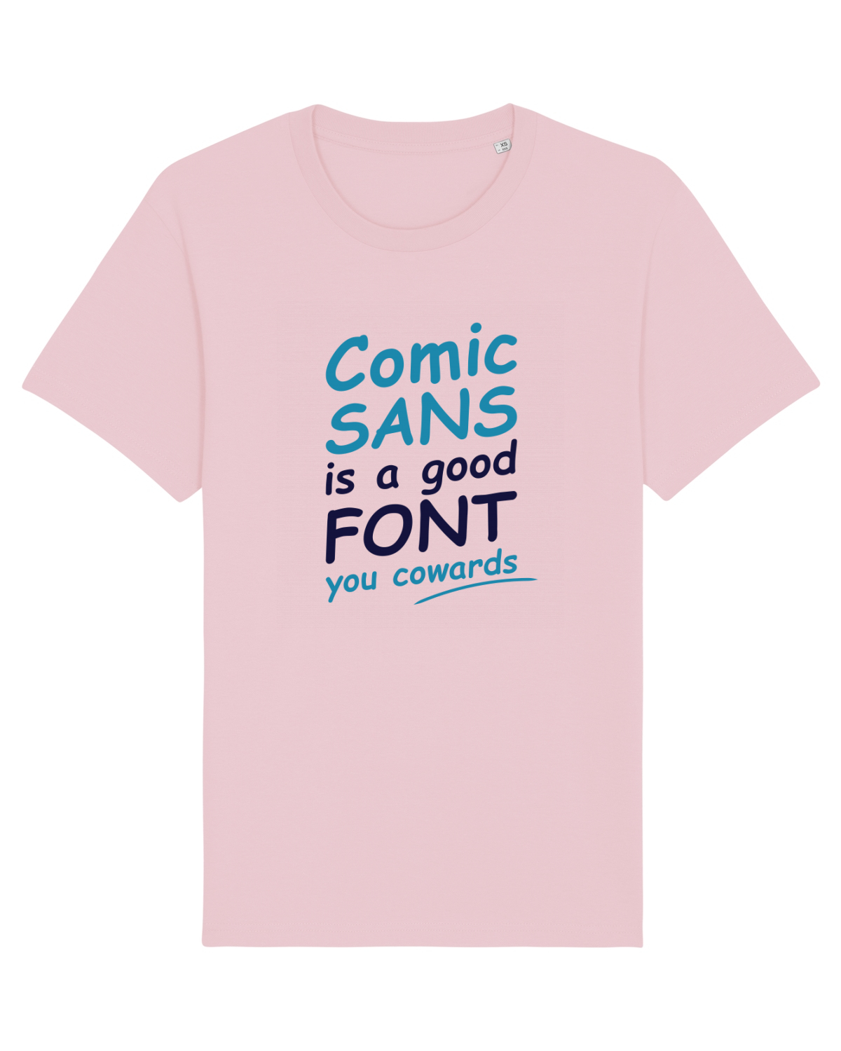 Tricou mânecă scurtă Unisex Rocker Cotton Pink