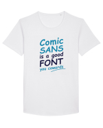 Comic Sans is good Tricou mânecă scurtă guler larg Bărbat Skater