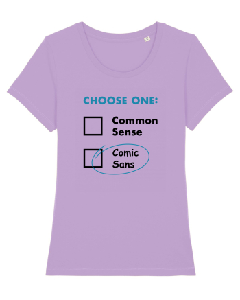 Choose Comic Sans Lavender Dawn