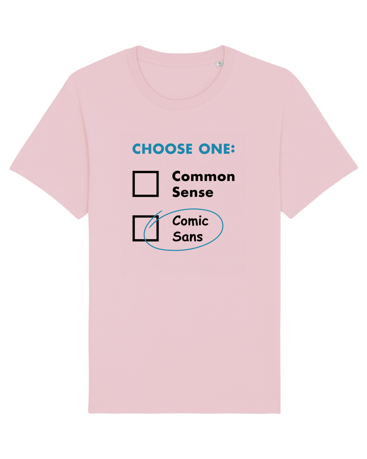 Tricou mânecă scurtă Unisex Rocker Cotton Pink