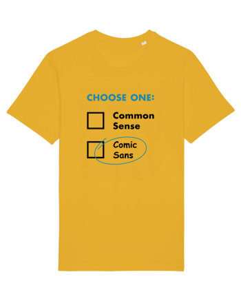 Choose Comic Sans Spectra Yellow