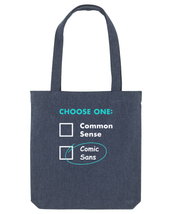 Choose Comic Sans Midnight Blue
