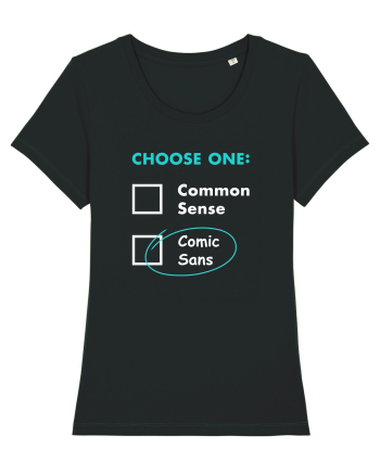 Choose Comic Sans Black