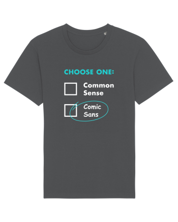 Choose Comic Sans Anthracite