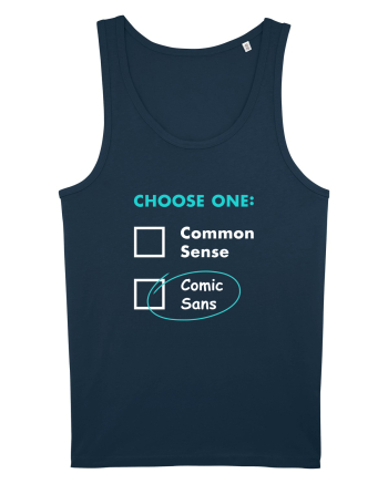 Choose Comic Sans Navy