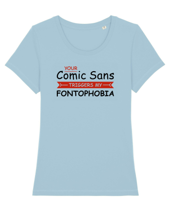 Fontophobia Sky Blue