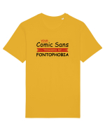 Fontophobia Tricou mânecă scurtă Unisex Rocker