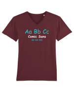 Comic Sans Tricou mânecă scurtă guler V Bărbat Presenter
