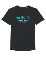 Comic Sans Tricou mânecă scurtă guler larg Bărbat Skater