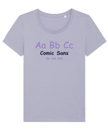 Comic Sans Lavender