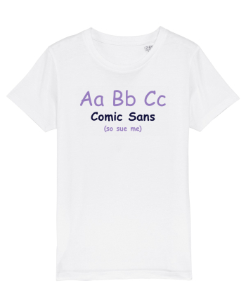 Comic Sans White