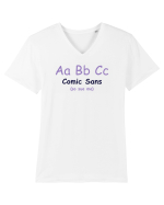 Comic Sans Tricou mânecă scurtă guler V Bărbat Presenter