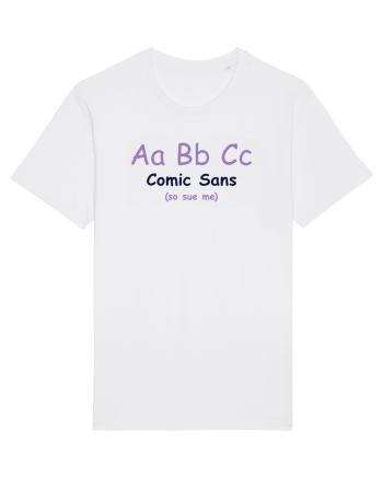 Comic Sans White