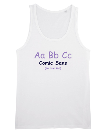Comic Sans White