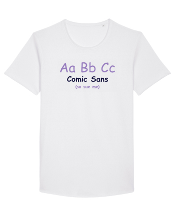 Comic Sans White