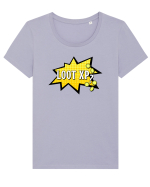 Loot XP Tricou mânecă scurtă guler larg fitted Damă Expresser