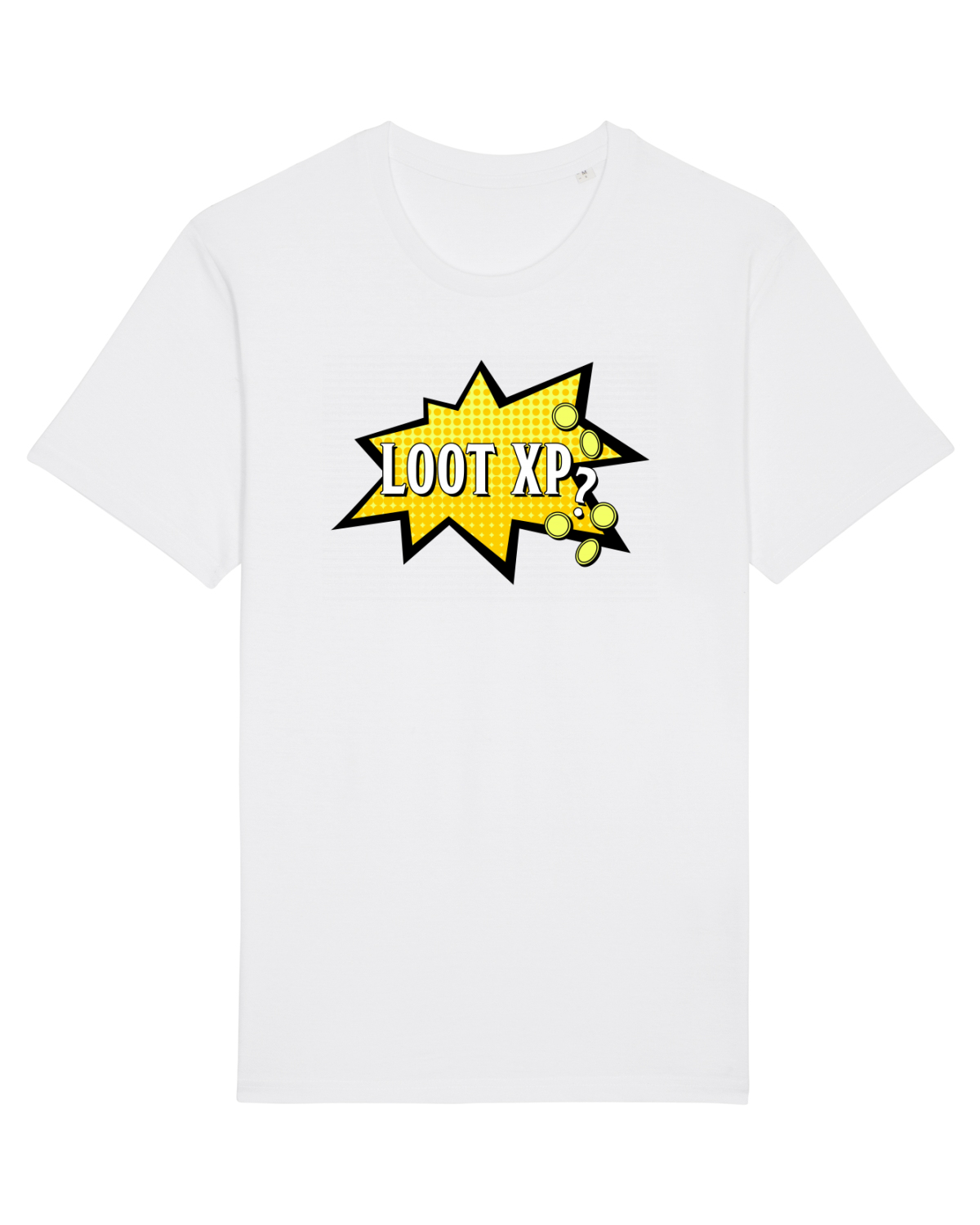 Tricou mânecă scurtă Unisex Rocker White