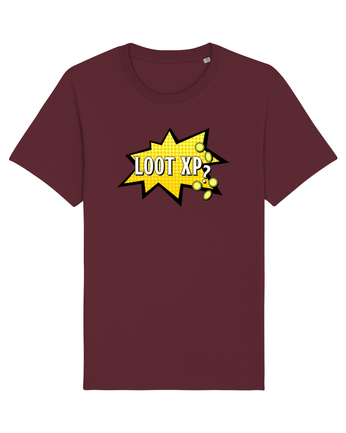 Tricou mânecă scurtă Unisex Rocker Burgundy