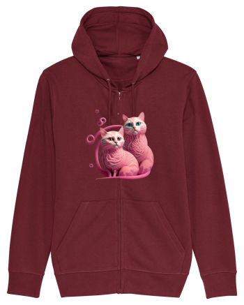 Felinele roz Burgundy