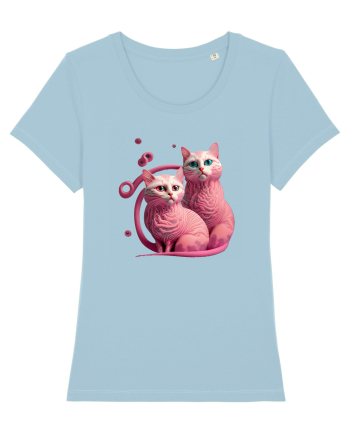Felinele roz Sky Blue