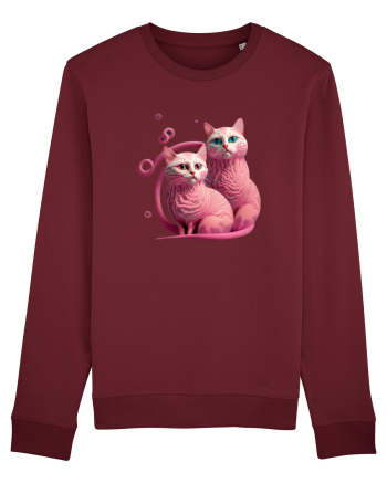 Felinele roz Burgundy