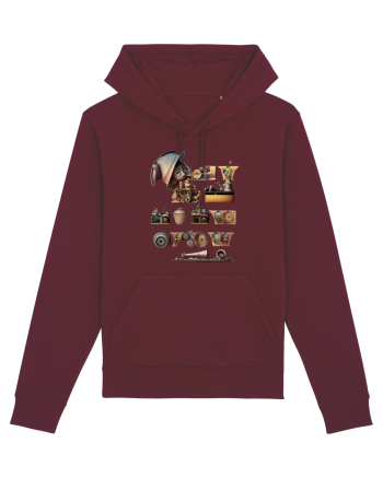 Aventura într-un tricou Burgundy