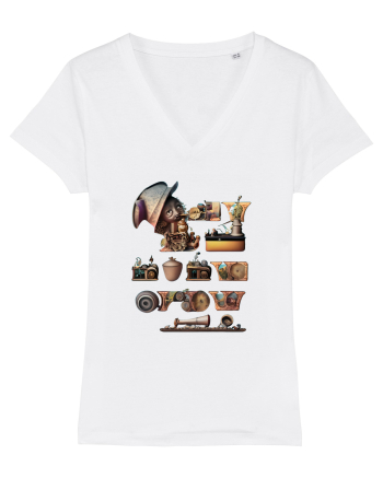 Aventura într-un tricou White