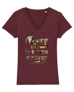 Aventura într-un tricou Tricou mânecă scurtă guler V Damă Evoker