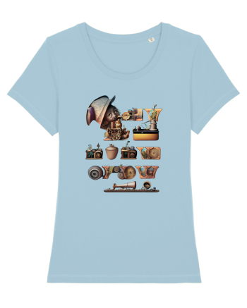 Aventura într-un tricou Sky Blue