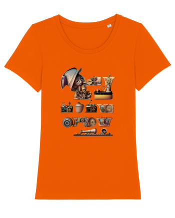 Aventura într-un tricou Bright Orange