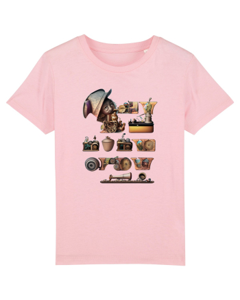 Aventura într-un tricou Cotton Pink