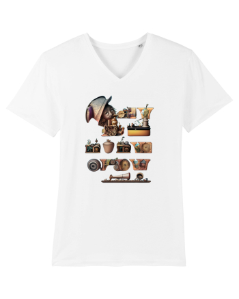 Aventura într-un tricou White